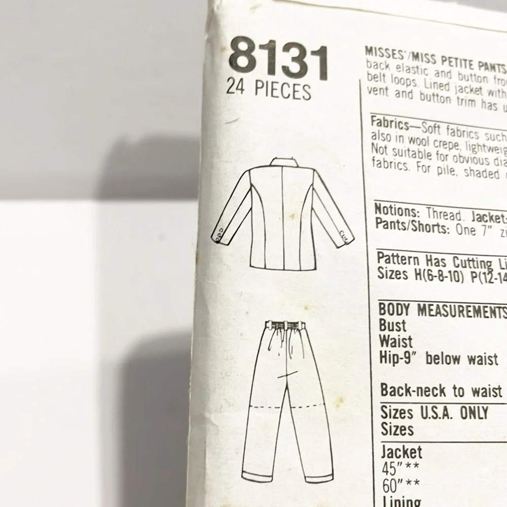 UNCUT VTG 90s Simplicity Sewing Pattern 8131 August Silk Diane Gilman Women 6-10